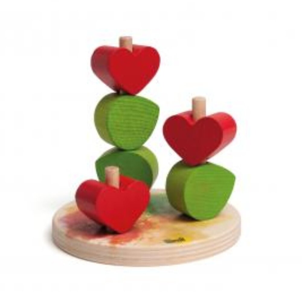 Erzi Wooden Toys Stacking Flowers